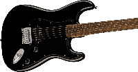 Squier, Sonic™ Stratocaster® HT H, Laurel Fingerboard, Black Pickguard, Black
