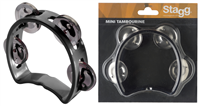 Mini tambourin en plastique avec 4 cymbalettes