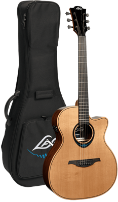 Lâg, BlueWave 2, Guitare acoustique BlueWave 2 Auditorium Pan Coupé Électro