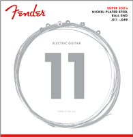 Cordes Fender pour guitare électrique - Nickel 11-49