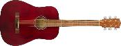 Fender, FA-15 3/4 Scale Steel with Gig Bag, Walnut Fingerboard, Red