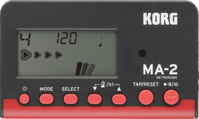 Métronome Korg MA-2 compact multi-fonction - Rouge