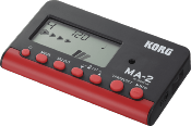 Métronome Korg MA-2 compact multi-fonction - Rouge
