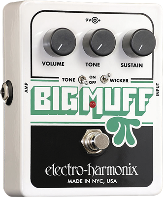 ELECTRO-HARMONIX, BIG MUFF PI WITH TONE WICKER, fuzz