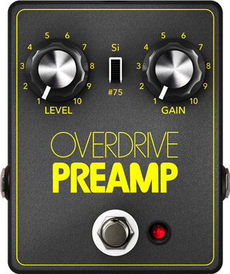 JHS PEDALS, OVERDRIVE PREAMP, overdrive