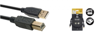 Câble USB 2.0, Série N - USB A mâle / USB B mâle