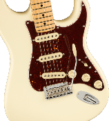 Fender, American Professional II Stratocaster®, Maple Fingerboard, Olympic White