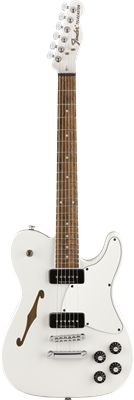 Fender, Jim Adkins JA-90 Telecaster® Thinline, Laurel Fingerboard, White