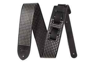 Sangle Fender Cuir avec petits rivets