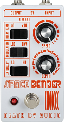 DEATH BY AUDIO, SPACE BENDER WHITE/ORANGE LIMITED, chorus