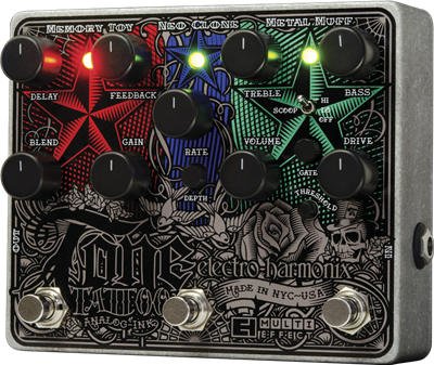 ELECTRO-HARMONIX, TONE TATTOO, multi-modulation