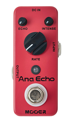 Pédale d'effet Mooer Ana Echo - Delay analogique 20-300ms