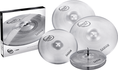 Sabian, Pack de Cymbales Quiet Tone 14"-16"-18"-20" QTPC504