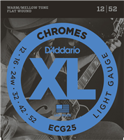 Cordes D'addario Filet Plat 12-52 XL Chrome