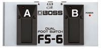 Boss, FS-6 Double Footswitch Boss pour Amplis Cube et pédales Boss