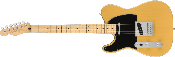 Fender, Player Telecaster® Left-Handed, Maple Fingerboard, Butterscotch Blonde