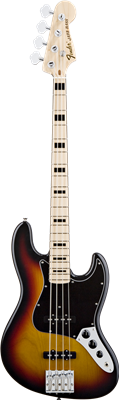 Fender, Geddy Lee Jazz Bass®, Maple Fingerboard, 3-Color Sunburst