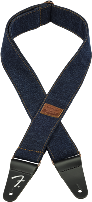 Fender, Sangle x  Wrangler® Denim Strap, Dark Indigo