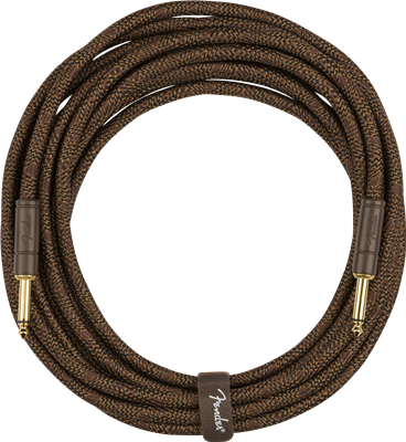 Fender, Paramount 18.6' Acoustic Instrument Cable, Brown