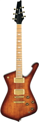 Ibanez, Guitare Electrique IC420MFM Caramel Burst Low Gloss