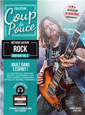 Coup de pouce Guitare Rock Vol.2 - Méthode débutant