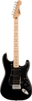 Squier, Sonic™ Stratocaster® HSS, Maple Fingerboard, Black Pickguard, Black