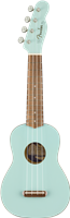 Fender, Venice Soprano Uke, Walnut Fingerboard, Daphne Blue