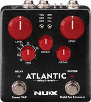 Nux, Pédale Delay et Reverb ATLANTIC