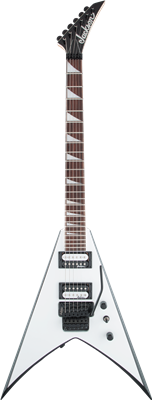 Jackson, JS Series King V™ JS32, Amaranth Fingerboard, White with Black Bevels