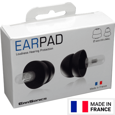 Protections auditives Earpad avec filtre acoustique Atténuation moyenne : 16 dB