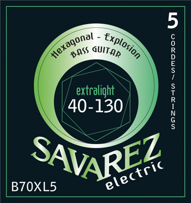 Savarez, Cordes basse Explosion 5 cordes 40-130