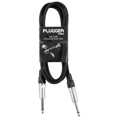 Plugger, Câble Instrument Câble Jack Mâle Mono - Jack Mâle Mono 1.50m Easy
