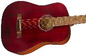 Fender, FA-15 3/4 Scale Steel with Gig Bag, Walnut Fingerboard, Red