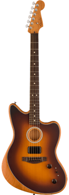 Fender, Acoustasonic Player Jazzmaster®, Rosewood Fingerboard, 2-Color Sunburst