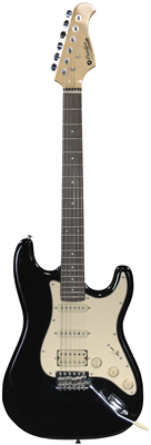 Prodipe Guitars, ST83 RA, HSS, Noire