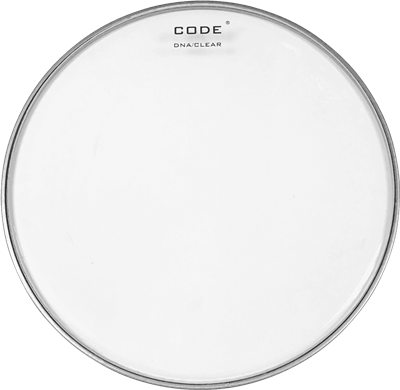 Code DrumHead, Peau de frappe ou résonance Transparente 14"