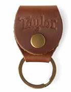 Taylor Key Ring w/Pick Holder - Medium Brown Nubuck (range médiators)