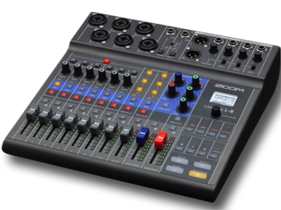 Zoom, Livetrack L-8 Table de mixage, Enregistreur numérique