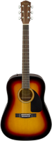 Fender, CD-60 Dread V3 DS, SB WN
