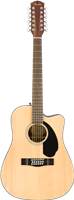 Fender, CD-60SCE Dreadnought 12-string, Walnut Fingerboard, Natural