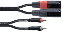 Cordial, Câble audio double XLR mâle / RCA 3 m