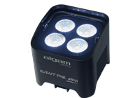 Algam Lighting, PAR sur batterie 4 LED 10W RGBW IR