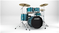 TAMA Rhythm Mate 5-pieces complete kit with 20" bass drum & Meinl BCS cymbals