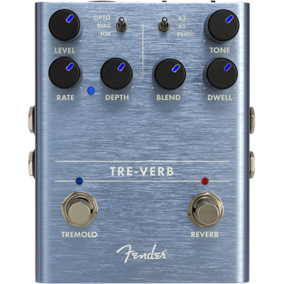 Pédale d'effet Fender Tre-Verb Digital Reverb/Tremolo