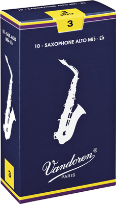 Anches Vandoren Saxo Alto force 3 la boite de 10
