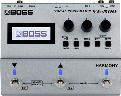 Boss, Pédale d'effet Vocal Performer VE-500