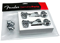 Fender Deluxe "F" Stamp Bass Tuning Machines, (4), Chrome