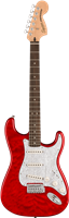 Squier, Affinity Stratocaster QMT, Crimson Red Transparent