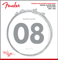 Fender, Yngwie Malmsteen Signature Electric Guitar Strings, .008-.046 Gauges, Ni