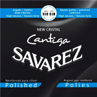 Cordes Savarez new cristal Cantiga pour guitare classique, basses Basses Argent